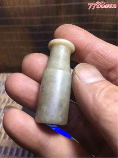 少见老烟具【老和田玉烟嘴】