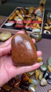 234克完整石包里全玉种特色原籽大把件#籽料原石 #玉石魅力 #和田玉籽