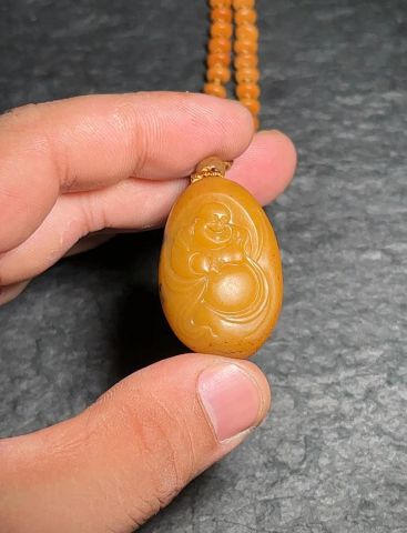 🙏和田玉弥勒佛:笑纳人生,温润入心