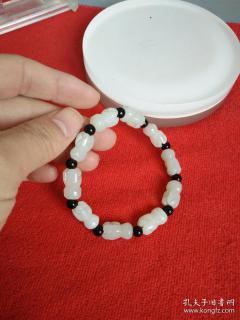 乡下收的古玉老和田玉手串
