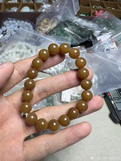 47【和田玉】红糖单圈手串