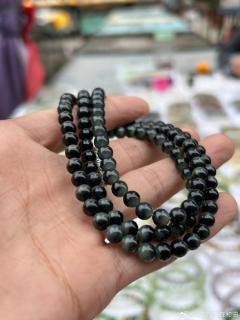 青花聚宝盆长串