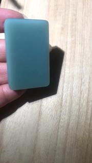 和田玉粉青一细料无事牌肉质细嫩过灯,可包金品质好 佩戴佳品