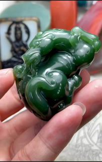 这肉质太舒服了油润性顶级上手满满质感精品收藏级老矿和田玉碧玉