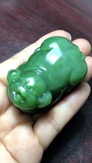 和田玉碧玉猪