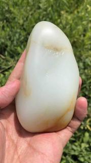 顶级羊脂玉,和田玉籽料原石